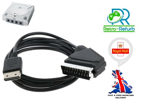 Sega dreamcast scart lead - dreamcast,